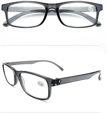 Voitead HD очила за четене мъжки анти-синя светлина, анти-умора, модни очила на средна и напреднала възраст