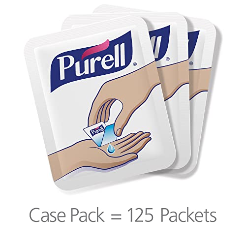 Гел за дезинфекция на ръце PURELL SINGLES Advanced, Без ароматизатори, 125 опаковки за еднократна употреба за пътуване - 9620-12-125EC