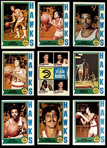 1974-75 Топпс Атланта Хоукс Сет отбора на Атланта Хоукс (сет) на БИВШИЯ Хоукс