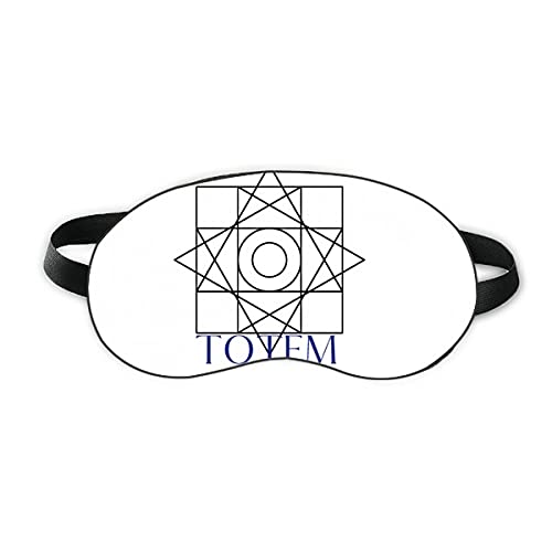 Триъгълен Геометрична Кръгла, Квадратна Защитна Маска За очи За Сън Мека Нощна Превръзка На Очите Козирка
