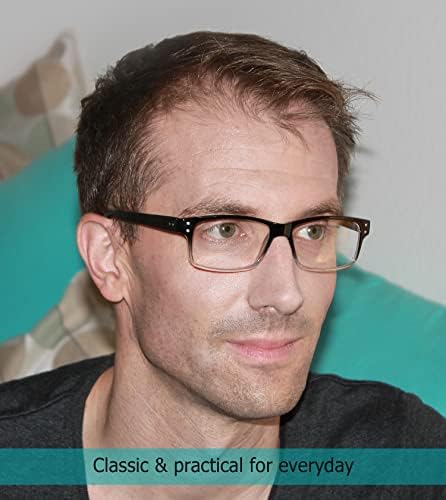 LUR 6 опаковки класически очила за четене + 4 опаковки стилни очила за четене (общо 10 двойки ридеров, включително
