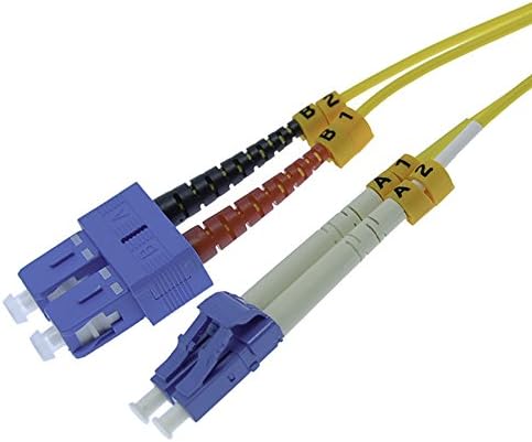 Однорежимный Двухшпиндельный Оптичен кабел ACCL10 м LC/UPC-SC/UPC, 1 Опаковка
