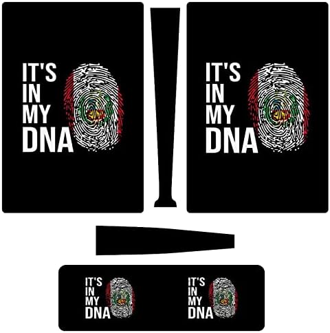 Това е в моята ДНК, Стикер с познат на перуанската Флага, Корица за PS5 Digital Edition, Стикери за конзолата PS5