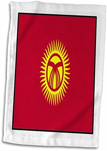3 Копчета с флага на света от Drose Florene - Снимка Копчета с флага Киргизстан - Кърпи (twl-80990-1)
