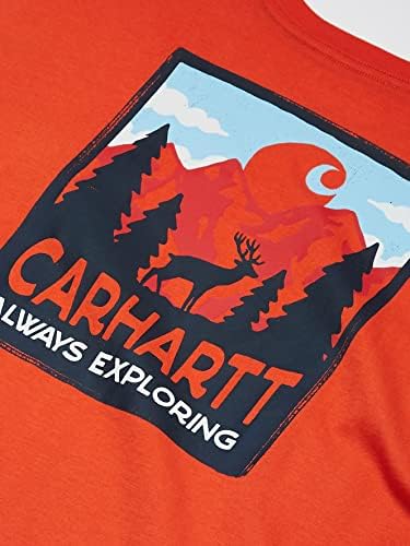 Тениска за разходки на открито с къс ръкав Carhartt Бойс