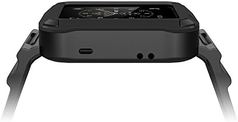Здрав защитен калъф Simpeak с черни джапанки Съвместим с Apple Watch Серия 3 Series 2 42 мм