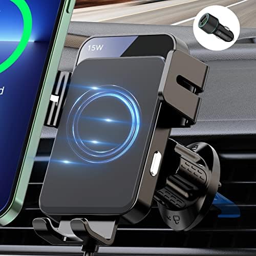 Безжично Зарядно за Кола, Зарядно устройство с автоматично подзарядкой GBEAST15 W, Държач за мобилен телефон с вентиляционным