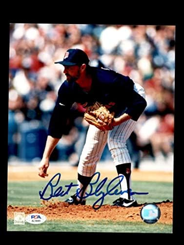 Бърт Блайлевен PSA ДНК Подписа Снимка с Автограф Близнаци 8x10 - Снимки на MLB С автограф