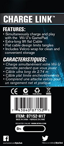 Nyko Charge Link - Кабел за зареждане и синхронизация на контролера Micro-USB за PlayStation 4