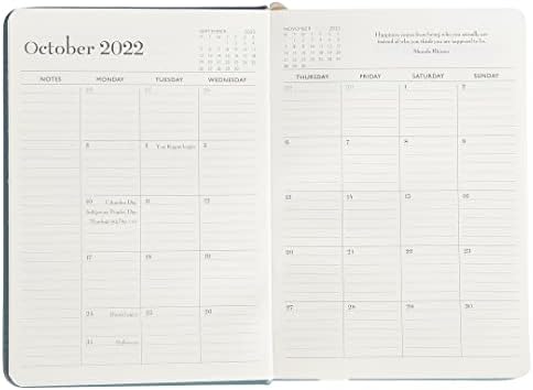 Мини дневник myAgenda на 2023 година (важи до декември 2023 г.). 18 месеца. Седмичен преглед на Месечен преглед и Годишна.