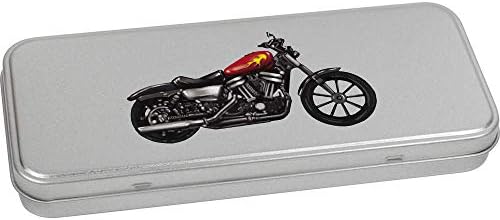 Метална Лидице кутия за канцеларски материали Azeeda Motorbike на панти /Кутия за съхранение (TT00131534)