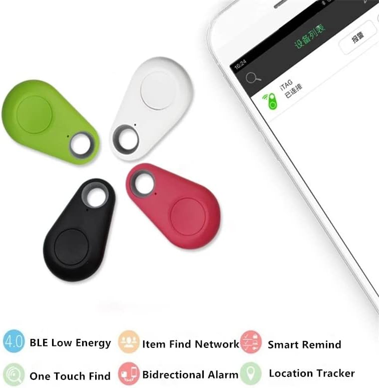 4 комплект Bluetooth-устройства за защита срещу загуба, смарт двустранен тракер, аларма, портфейл, мобилен телефон, домашен