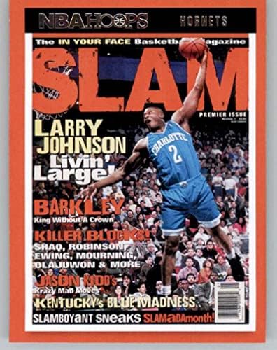 2021-22 Панини Хупс ФАСУЛСКА №1 Лари Джонсън Шарлот Хорнетс Баскетболно търговска картичка НБА