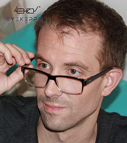 Eyekepper Спестете 10% на 5 опаковки класически очила за четене в прозрачни рамки за мъже и 5 опаковки ридеров с