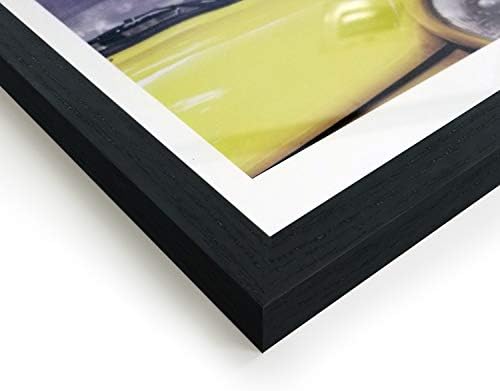Рамки за снимки Emeyart 12x16 за показване на документи 11x14 с подови изтривалки на разположение Черни Рамки от Дърво Художествени
