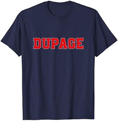Спортна Тениска DuPage Vintage Retro College Athletic в Ретро стил