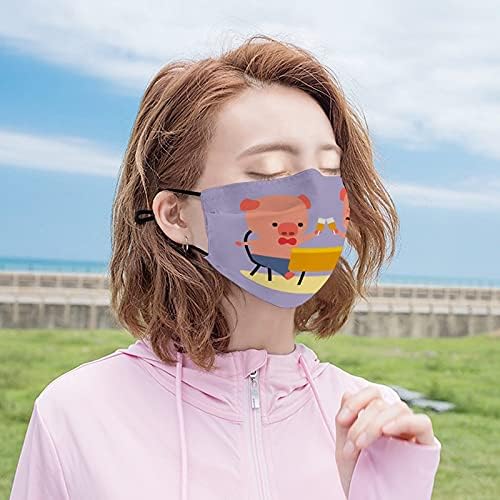 Творчески Прахозащитен Калъфи За Устата Защитно Облекло Тъканни Маска дизайн Сладка Двойка Животни Карикатура