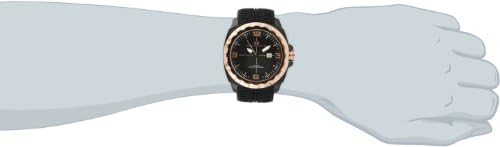 Мъжки часовник Oceanaut OC1111 Racer от Черно и златисто неръждаема стомана Oceanaut с Черен силикон каишка