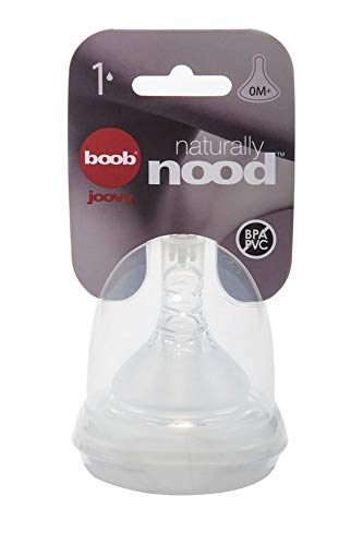 Биберон за шишета Joovy Boob Естествено Nood От ултра силна силикон с издатини, имитирующими форма на мама, се издават