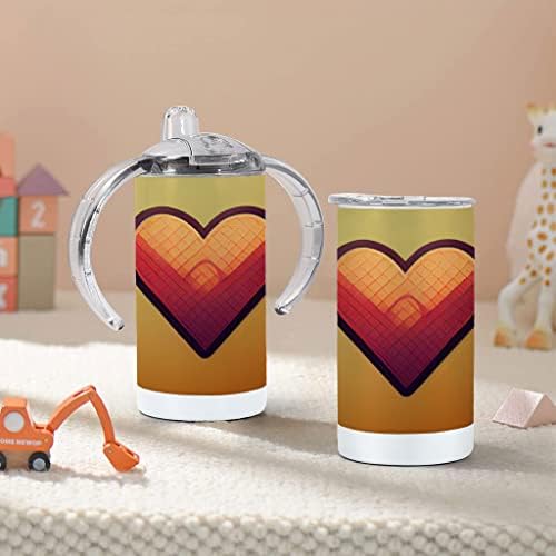Чаша за Sippy с Хубав Сърце - Графично изкуство Baby Sippy Cup - Чаша За Sippy С Художествен принтом