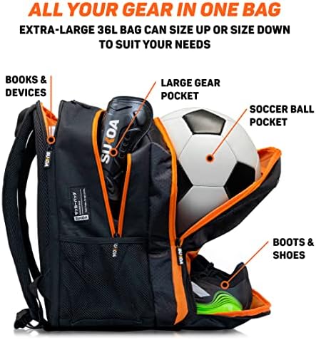 Футболна чанта - Футболен раница С Притежателя на топката и на Кабинета за Бодли - Волейбол Футбол Баскетбол Чанта за Спортни