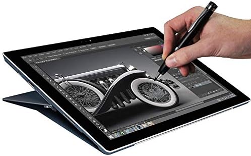 Активен цифров стилус Navitech Broonel Black Fine Point, който е Съвместим с Microsoft Surface Book 2