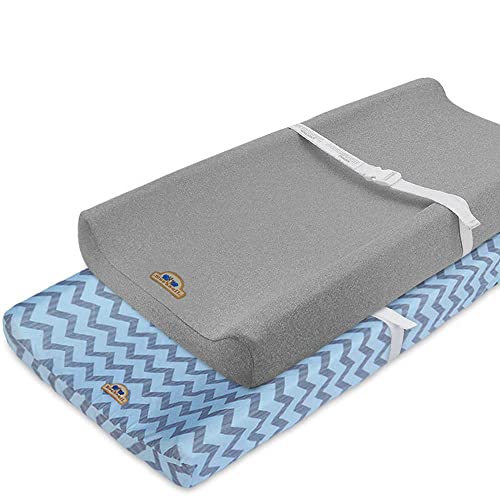 Сверхмягкий и дишаща калъф BlueSnail за свободни, Еластични Плетени кърпи за смяна на Пелени, Удобни и комфортни кърпи за