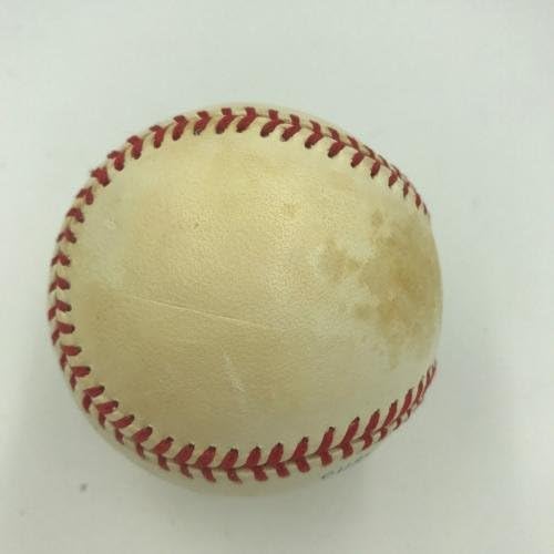 Джо Ди Маджо Подписа Автограф Официален Представител на Американската лига бейзбол - Бейзболни топки с Автографи
