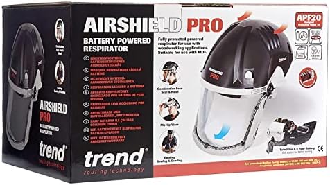 Защитна маска Trend Airshield Pro Full Face с комплект за автомобил, стойка за батерията - Комплексно решение за защита от прах