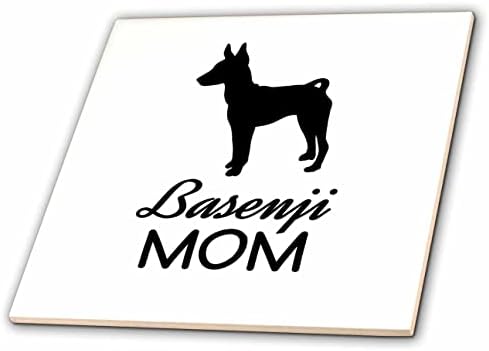3дРоуз Жана Салак разработва дизайн на кучета - плочки за майките кучета Basenji (ct_350800_1)
