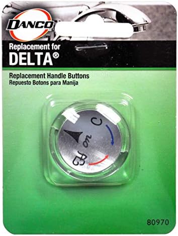 Защелкивающаяся Указательная бутон DANCO за миксери Delta с една дръжка, Бистра (80970)