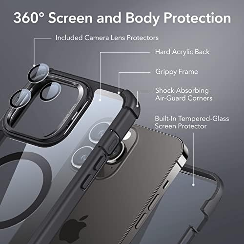 Калъф за телефон съпротивление esr за iPhone 14 Pro Max, устойчив на удари калъф за цялото тяло, Комплект с MagSafe магнитен