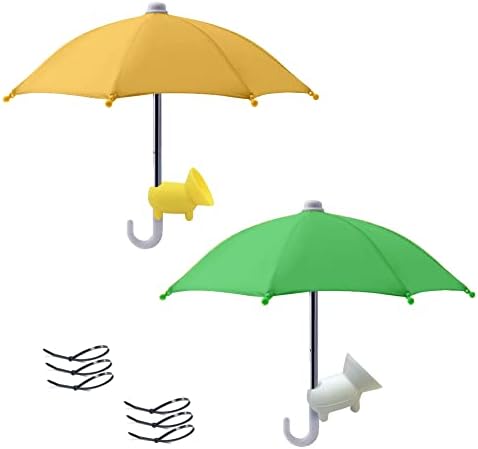 Държач за мобилен телефон 4шт с чадър от слънцето - Поставка за чадър от телефона на присоске, Настолна стойка за