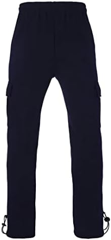 Мъжки флисовые спортни панталони-карго Bellnorth с Множество джобове, Свободни Ежедневни M-5XL, Високи и с Голям