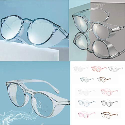 Фарове за Защитни Очила UV400 Защитни Очила, Блокер Синя Светлина Очила за Мъже И Жени, Прозрачни Защитни Очила