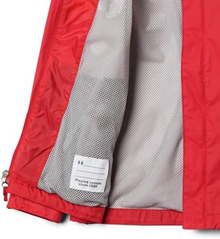 Водоустойчив яке за момчета Columbia Youth, Планински Червено, Малък