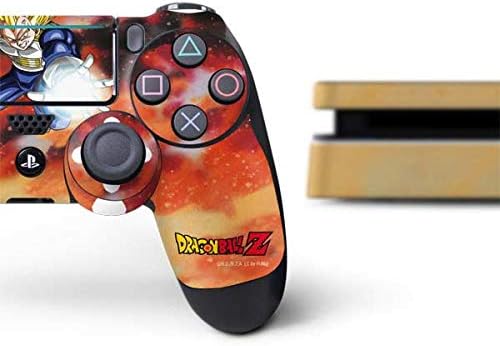Игри кожата Skinit Decal е Съвместим с PS4 Тънък Пакет - Официално Лицензиран дизайн Dragon Ball Z, Dragon Ball Z борба