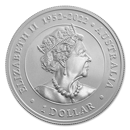 2023 Австралийската сребърна монета Коала с тегло 1 унция (Диамант в капсула без лечение) и сертификат за автентичност
