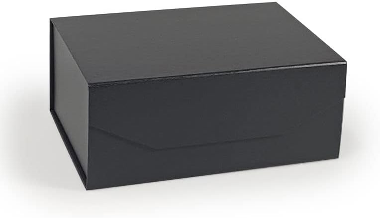 Подарък кутия с капак (опаковка от 2 броя) 9.5 * 7 * 4 -Инчов, сгъваема коледен подарък кутия на магнити, кутии подарък