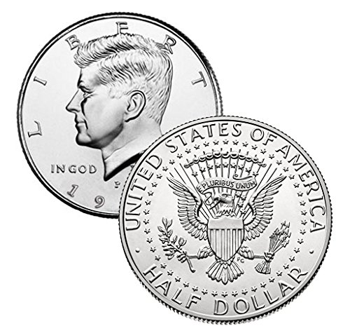 1987 P, D Набор от монети Кенеди в Полдоллара 2, Без да се прибягва