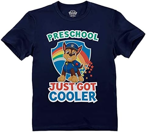 Тениска за предучилищна Paw Патрул за момчета Back to School Тениска