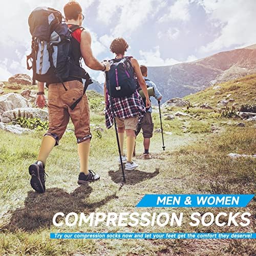 Компресия чорапи cerpite с отворени пръсти, за жени и За мъже - 2 чифта компрессионных чорапи до коляното с класификация