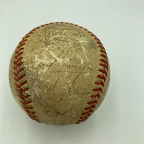 1973 Отбор Синсинати Редс Подписа Използвана за игра на Националната лига бейзбол JSA COA - MLB, Използва Бейзболни топки