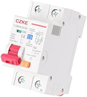 Автоматичен прекъсвач EZZON 230V 50/60 Hz RCBO MCB 30 ma със защита от претоварване работен ток и изтичане на 6/10/16/20/25/32/40