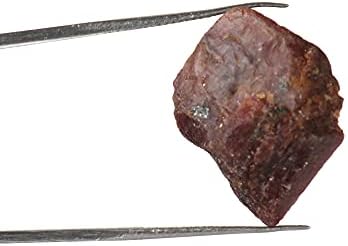 Лечебен кристал от Непреработен Природен Звездовиден Рубин с тегло 24,85 карата за Многократна употреба
