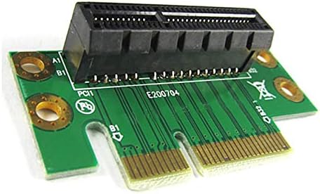 PCI Express (PCI-E) 4X Адаптер Странично Card 90-Градусов Датчик Правоъгълен Адаптер за Графична карта, Аудио видео карта,