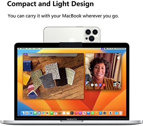 Закрепване за камерата TEYOUYI Continuity за iOS 16 Съвместим с iPhone на 12, 13 и 14 серии с калъф, задаване на MacBook