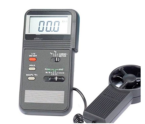 Цифров анемометр GOWE Разходомер на въздуха (0,0-45 м/с)
