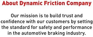 Подобрени Спирачни накладки Dynamic Friction Company 5000 - Нисък Метален 1551-2192-00-Предни Комплект За Porsche