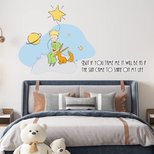 Стикер за стена с цитат от Малкият принц - EGD X Серия Малкият принц - Prime Collection - За малки момичета или
